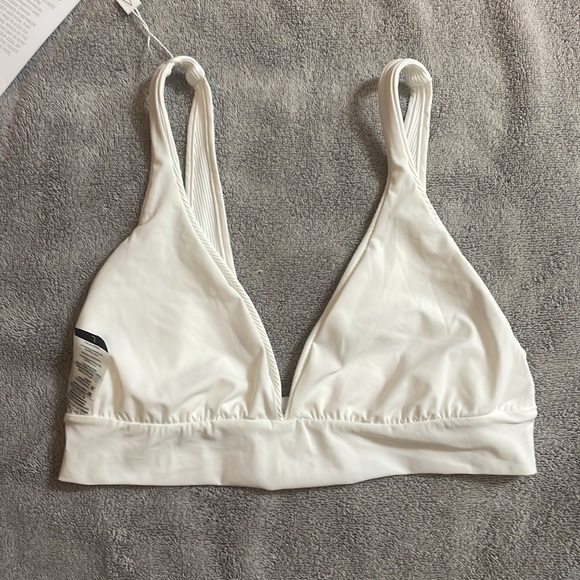 Boys + Arrows Reversible White Phil Bikini Top - Picture 7 of 12